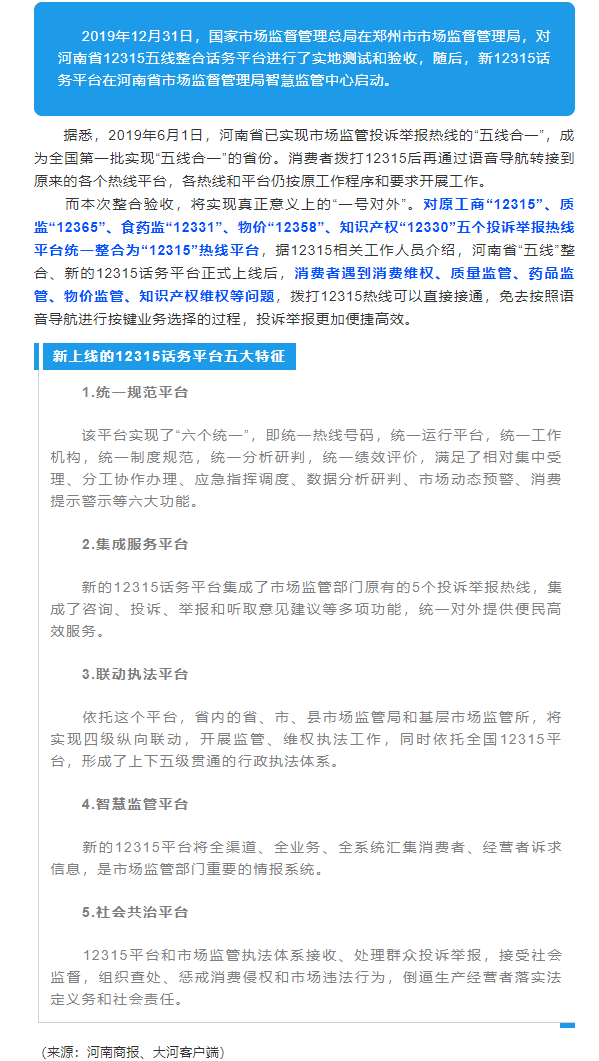@河南人 新12315上线，今后遇到这五类投诉就找它.png